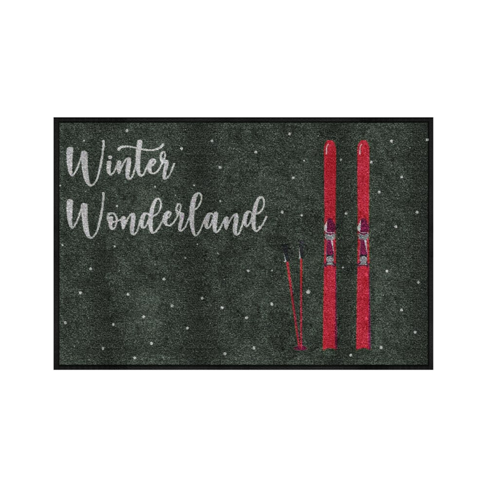 M+A MATTING 3140155-832123140  Message Mat, 2ft x 3ft, Winter Wonderland