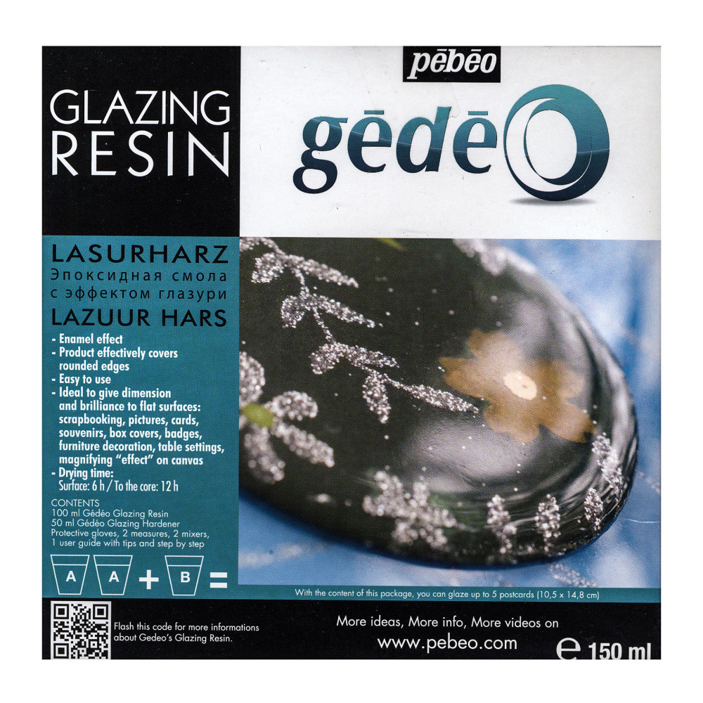PEBEO 766170  Gedeo Glazing Resin, 150 mL PEBEO 766170  Gedeo Glazing Resin, 150 mL
