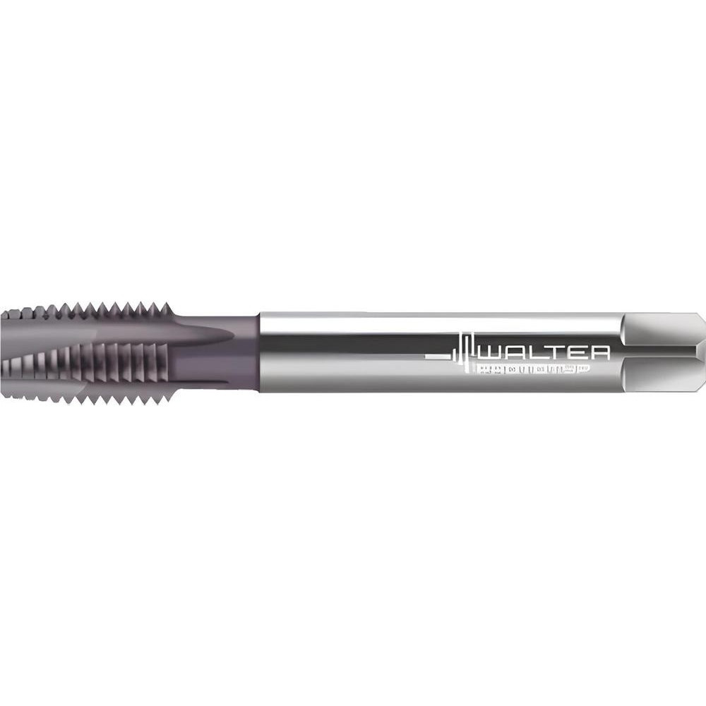 Walter-Prototyp 5664573 Spiral Point Tap: MF12x1.5 Metric Fine, 4 Flutes, Plug Chamfer, 6H Class of Fit, High-Speed Steel-E-PM, AlCrN Coated