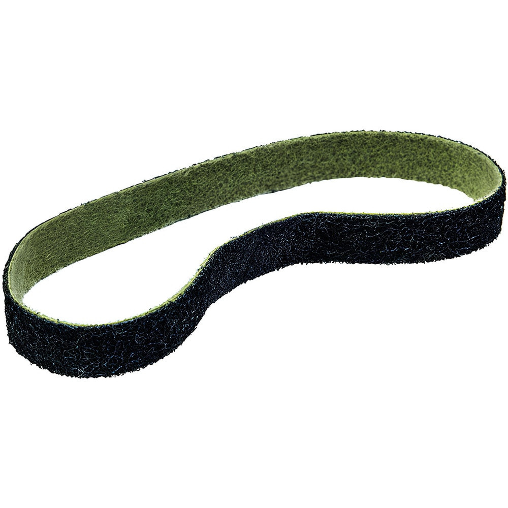 WALTER Surface Technologies 07D104 Abrasive Belts; Belt Width (Inch): 3/4 ; Belt Length (Inch): 18 ; Grade: Very Fine ; Abrasive Type: Non-Woven ; Abrasive Material: Nylon ; Wet/Dry Operation: Dry