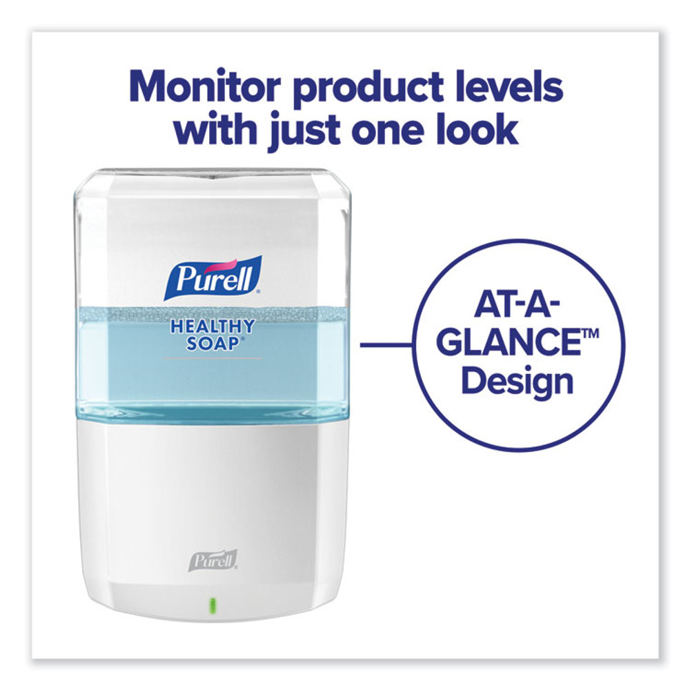 GO-JO INDUSTRIES PURELL® 643001 ES6 Soap Touch-Free Dispenser, 1,200 mL, 5.25 x 8.8 x 12.13, White