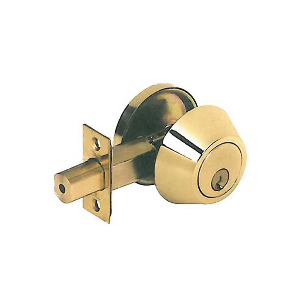 Tell Manufacturing DB3060-SC-US3 Deadbolts; Deadbolt Type: Single Cylinder ; Key Type: Keyed Alike ; Mount Type: Through Hole ; Material: Steel ; Minimum Door Thickness: 1.375in ; Maximum Door Thickness: 1.75in