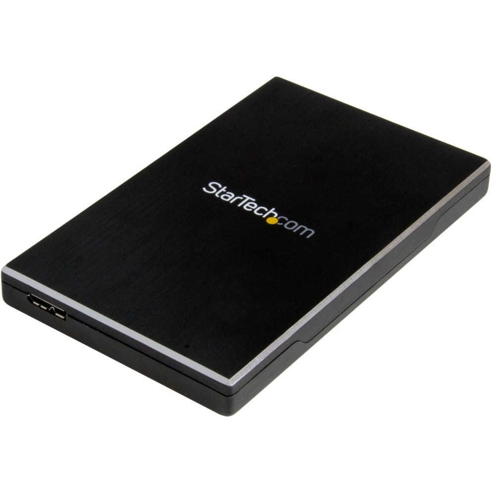 STARTECH.COM S251BMU313  2.5in External Hard Drive Enclosure - Supports UASP - Aluminum - USB 3.1 Enclosure - SSD/HDD Enclosure