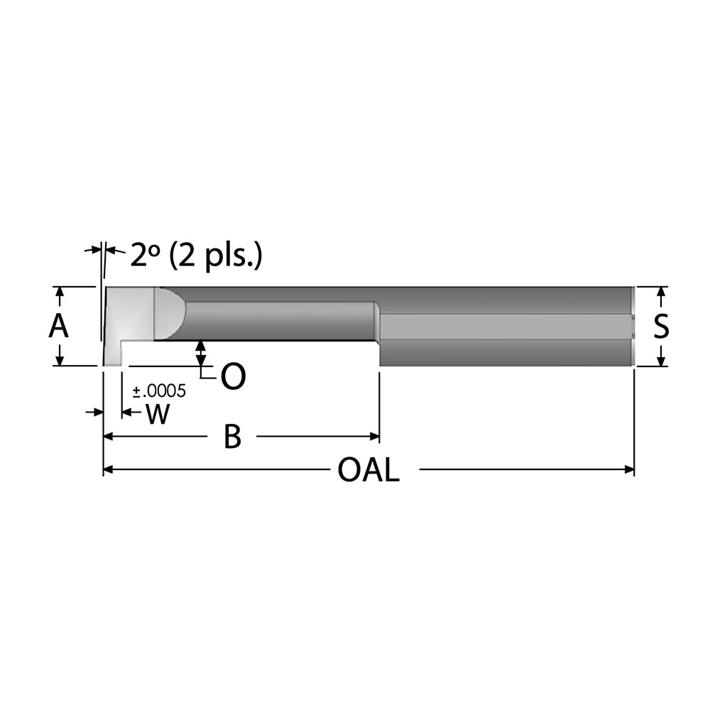 Scientific Cutting Tools GT087-20 Grooving Tool: Retaining Ring