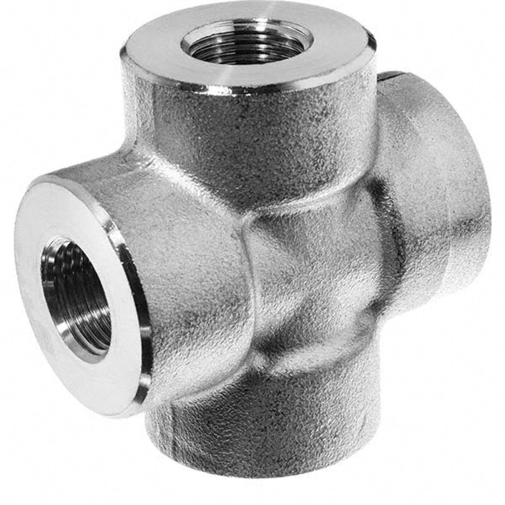 USA Industrials ZUSA-PF-3333 Pipe Cross: 1/4" Fitting, 316 Stainless Steel