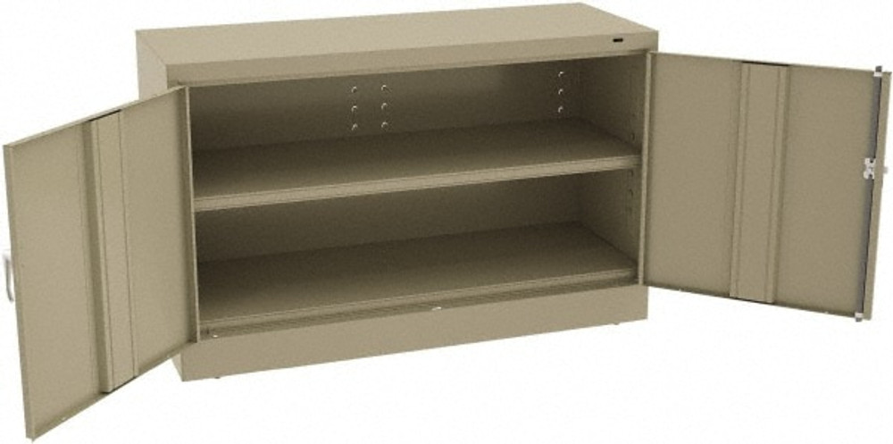 Tennsco J1830SU-SD Locking Storage Cabinet: 48" Wide, 18" Deep, 30" High