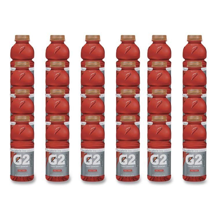 PEPSICO Gatorade® 04053 G2 Perform 02 Low-Calorie Thirst Quencher, Fruit Punch, 20 oz Bottle, 24/Carton