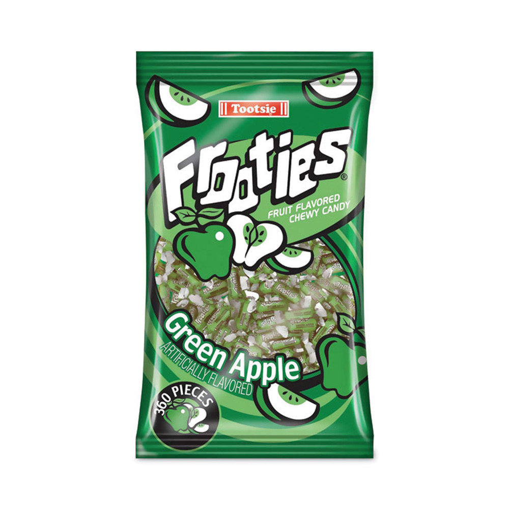 TOOTSIE ROLL INDUSTRIES 20900088 Frooties, Green Apple, 38.8 oz Bag, 360 Pieces/Bag