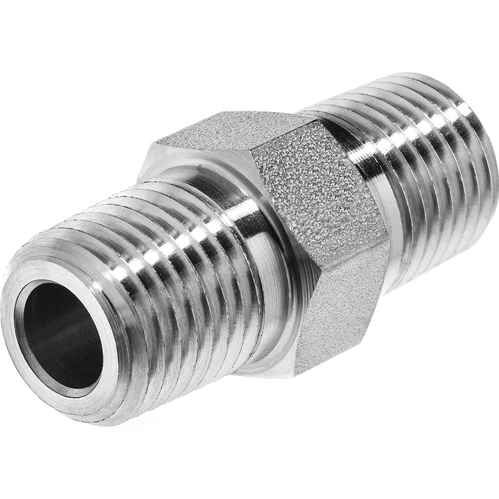 USA Industrials ZUSA-PF-8777 Pipe Fitting: 1/4 x 1/4" Fitting, 316 Stainless Steel