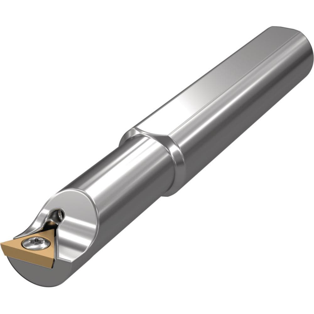 Widia 2825801 Indexable Boring Bars; Minimum Bore Diameter (Decimal Inch): 0.4380 ; Maximum Bore Depth (Decimal Inch): 1.5000 ; Maximum Bore Depth (Inch): 1-1/2 ; Toolholder Style: QSBI ; Tool Material: Steel ; Shank Diameter (Decimal Inch): 0.7500