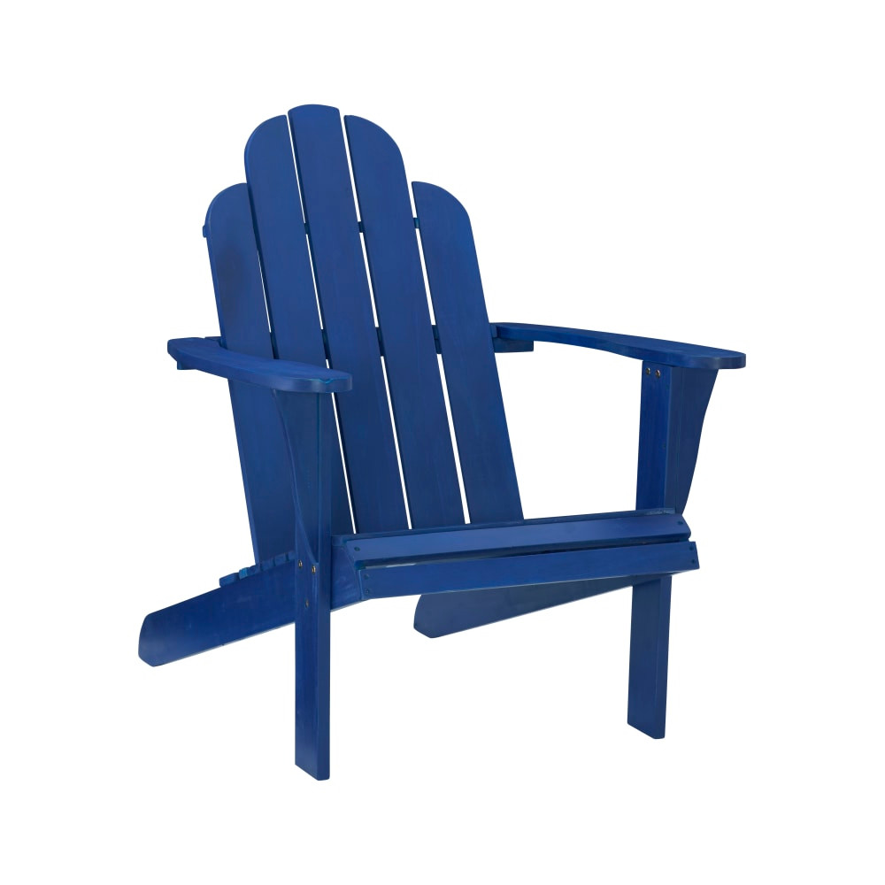 LINON HOME DECOR PRODUCTS, INC Linon OFDP2336  Troy Adirondack Outdoor Chair, Blue