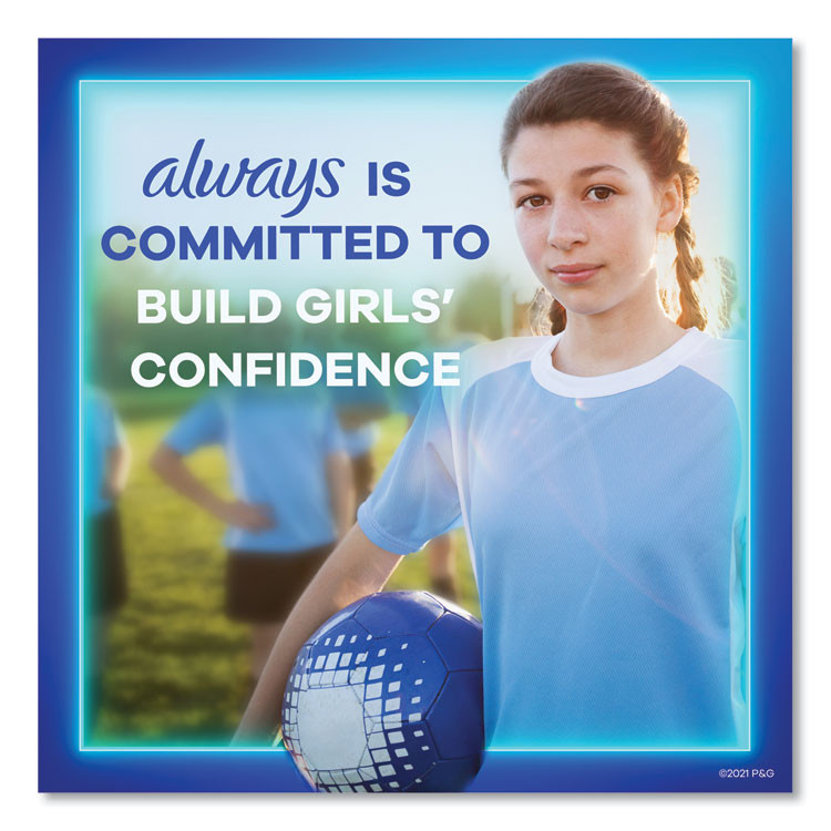 PROCTER & GAMBLE Always® 97020PK Ultra Thin Pads with Wings, Size 2, Long, Super Absorbent, 32/Pack