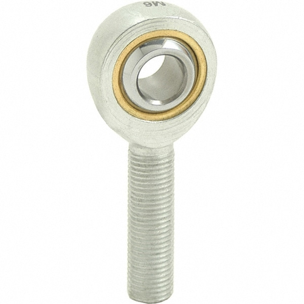 Tritan HM 16 Spherical Rod End: 1-1/4-12" Shank Thread, 1" Rod ID, 5-1/2" Rod OD, 1-3/8" Shank Dia, 2.125" Shank Length, 40,000 lb Static Load Capacity