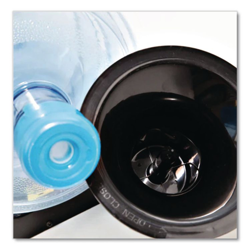 AVANTI WDT40Q3SIS Counter Top Thermoelectric Hot and Cold Water Dispenser, 3 gal to 5 gal, 12 x 13 x 20, Black/Stainless Steel