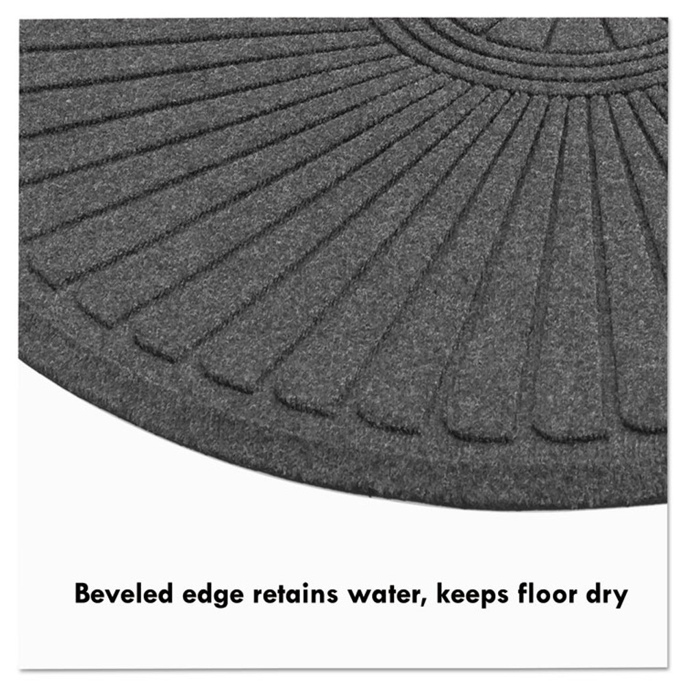 MILLENNIUM MAT COMPANY Guardian EGDDF030804 EcoGuard Diamond Floor Mat, Double Fan, 36 x 96, Charcoal