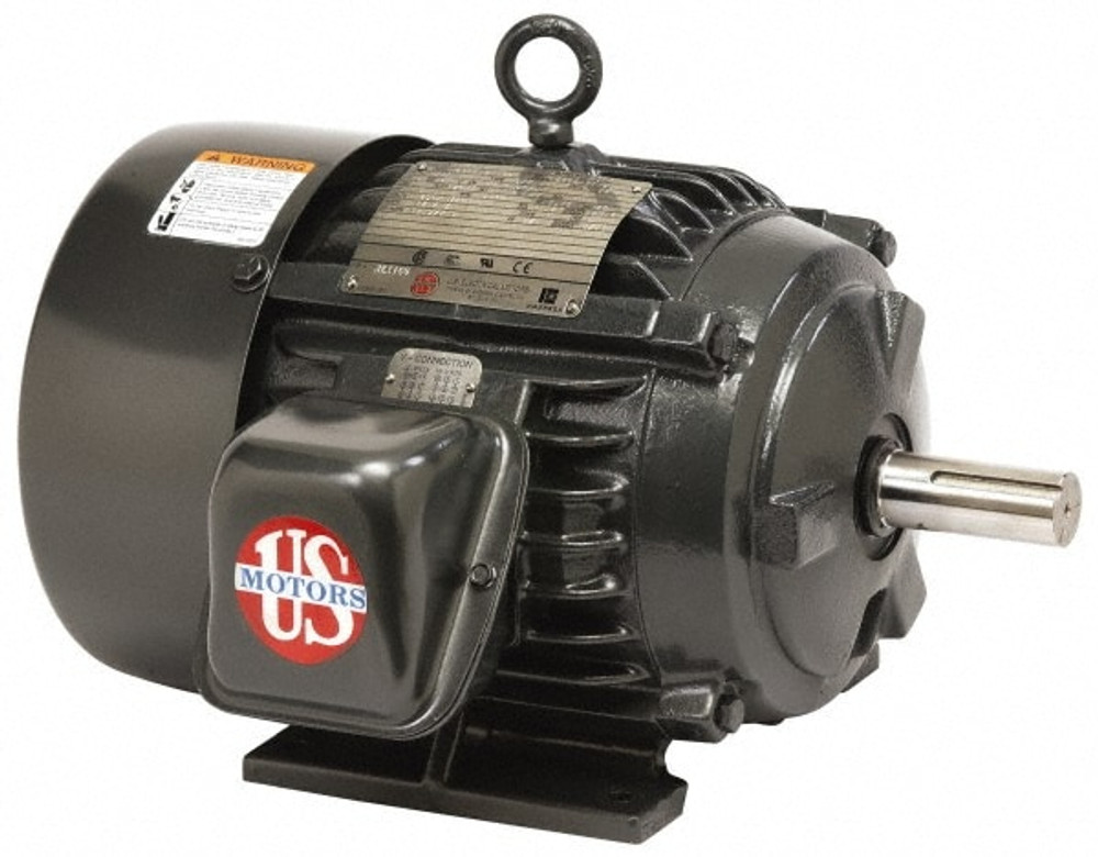 US Motors HW5EL9C2 Three Phase Energy Efficient AC Motor: TEFC Enclosure