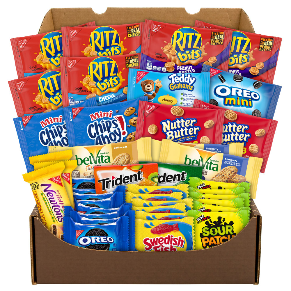 NATIONAL BRAND 700-00037 Snacks And Treats Variety Care Package, Assorted Flavors