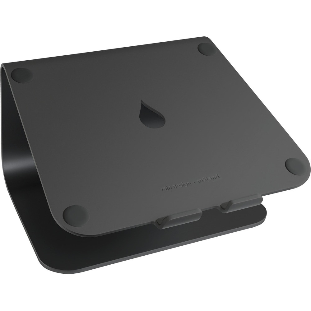 RAIN DESIGN INC 10075 Rain Design mStand Laptop Stand - Black - mStand transforms your notebook into a stylish and stable workstation so you can work comfortably and safely all day.