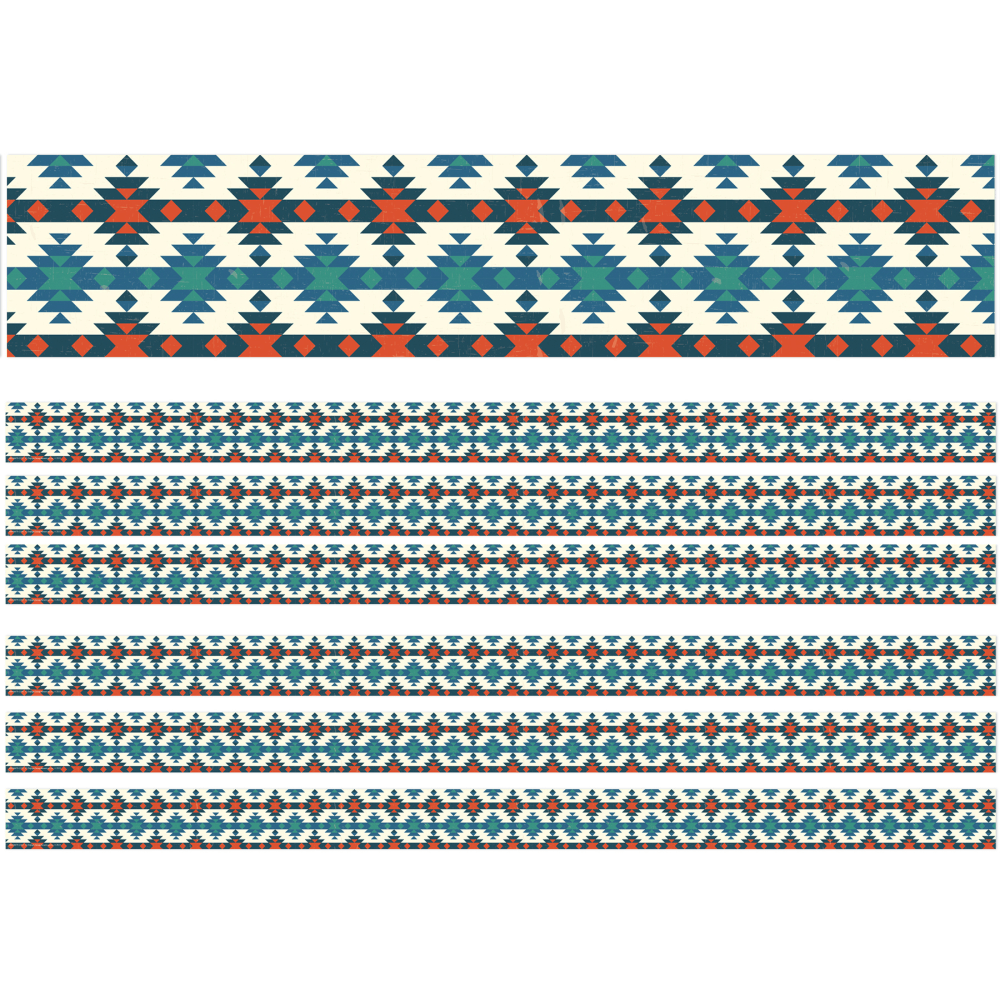 Decorate your classroom using the Eureka Deco Trim Packs. These border trim strips are made of acid-free paper and help enhance your classroom with fun themes.  Border trim helps decorate any classroom.  Made of acid-free paper.  Creates decorative themes for bulletin boards, walls and more.  Each pack includes 12 strips. Sold as 6 packs for a total of 72 strips.