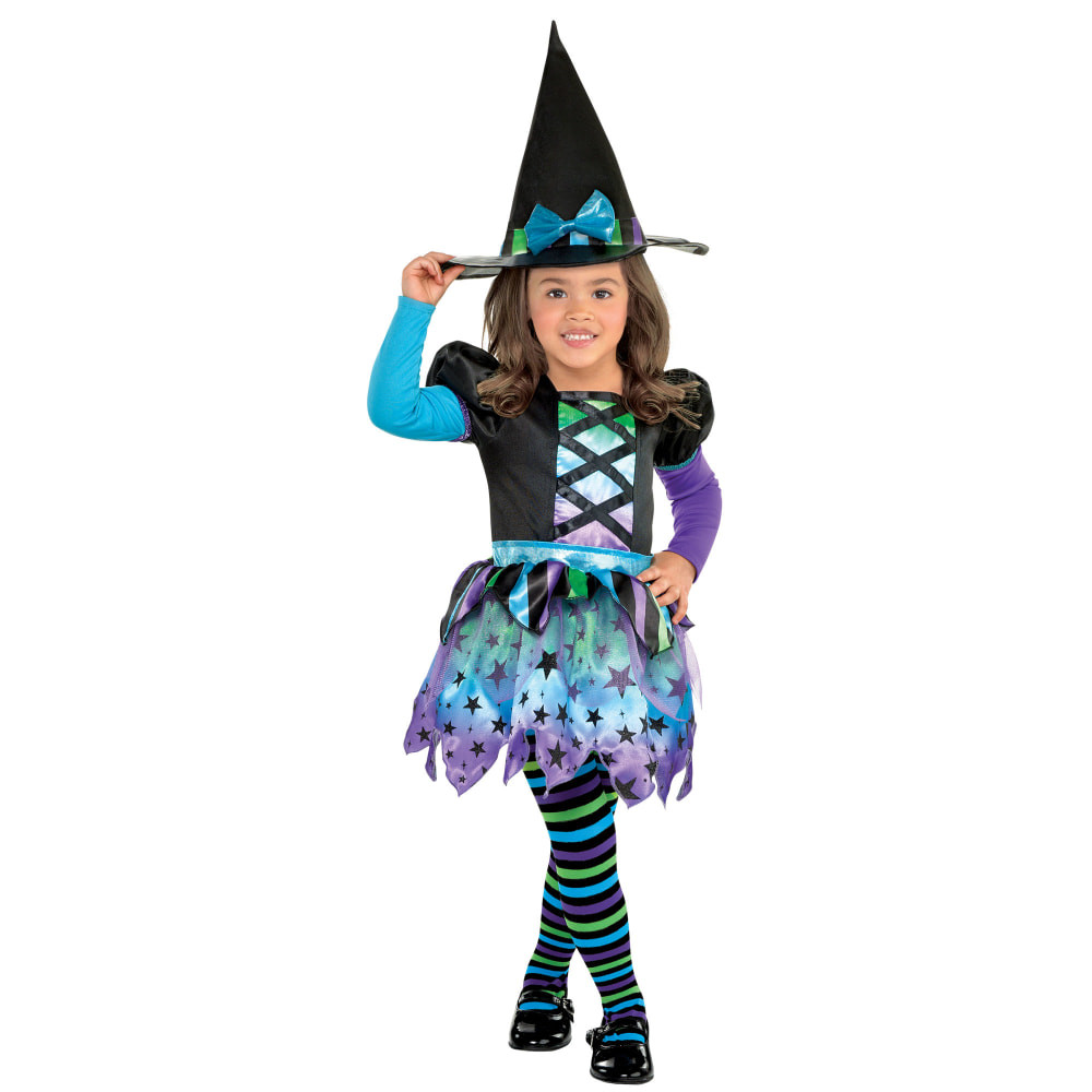 AMSCAN CO INC 8402171 Amscan Spell Caster Toddler Girls Halloween Costume, 3T - 4T