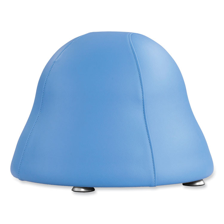 SAFCO PRODUCTS 4756BUV Runtz Ball Chair, Backless, Supports Up to 250 lb, Baby Blue Vinyl Seat, Silver Base