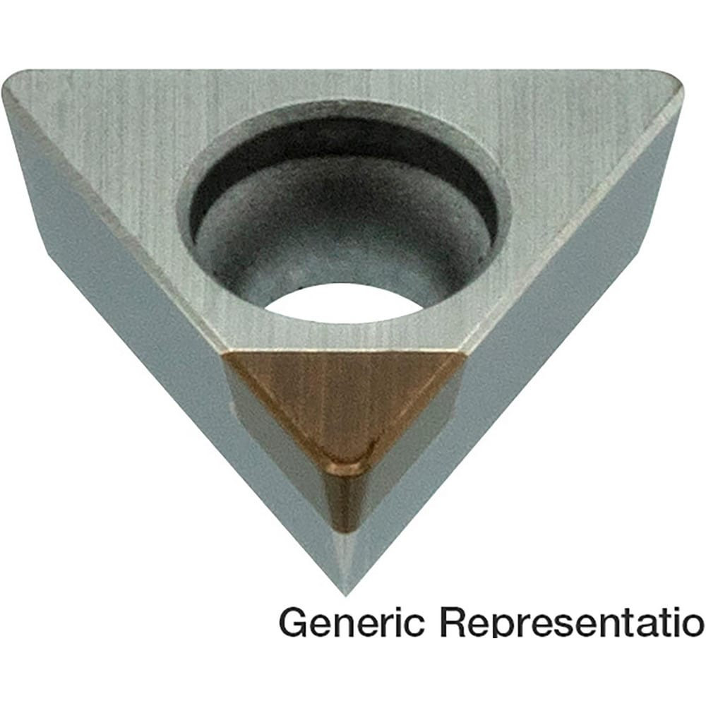 Sumitomo 16JYDTT Turning Inserts; Insert Style: TPGA ; Insert Size Code: 221 ; Insert Shape: Triangle ; Corner Radius (mm): 0.40 ; Insert Material: Cubic Boron Nitride (CBN) ; Manufacturer Grade: BN7000