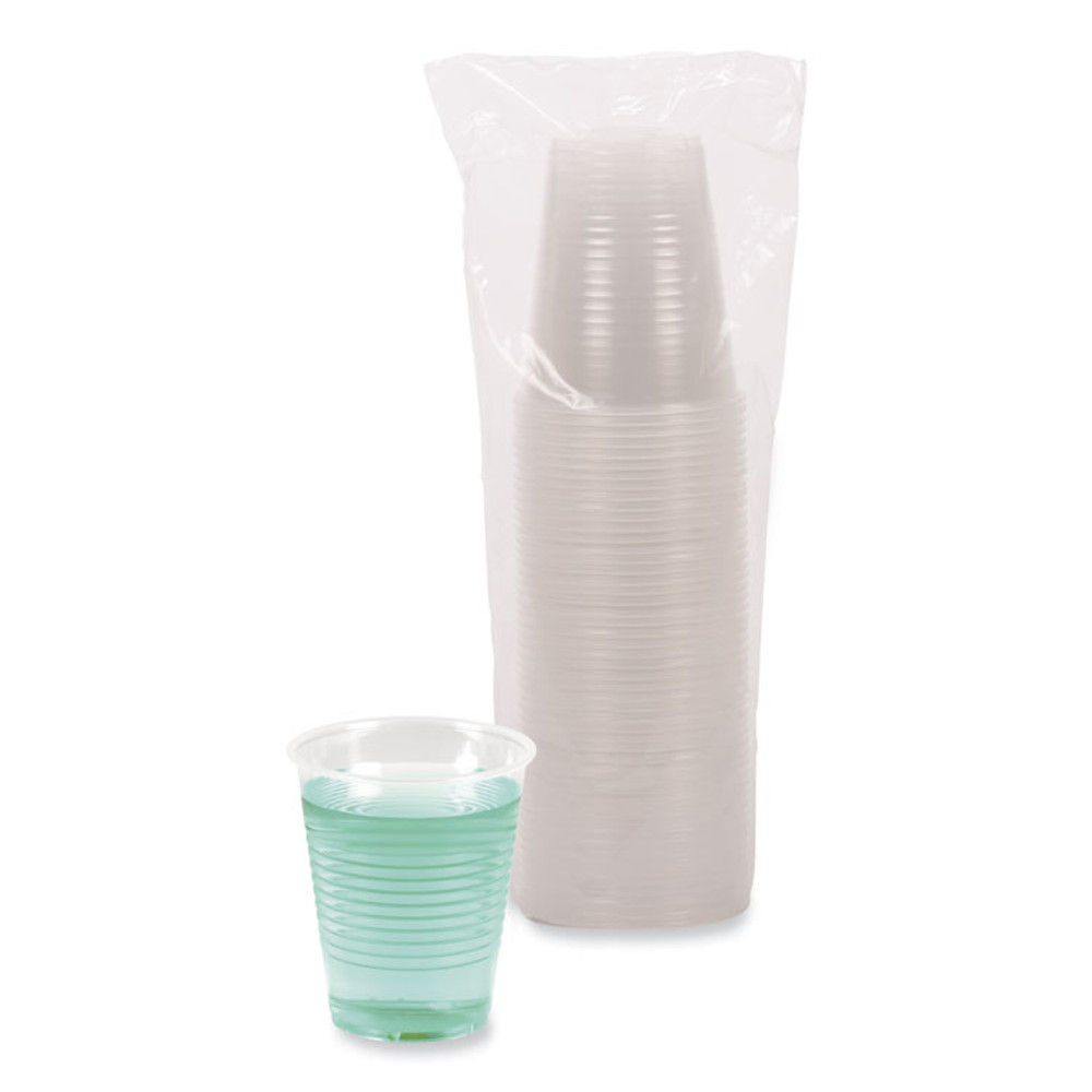 BOARDWALK TRANSCUP12PK Translucent Plastic Cold Cups, 12 oz, Polypropylene, 50/Pack