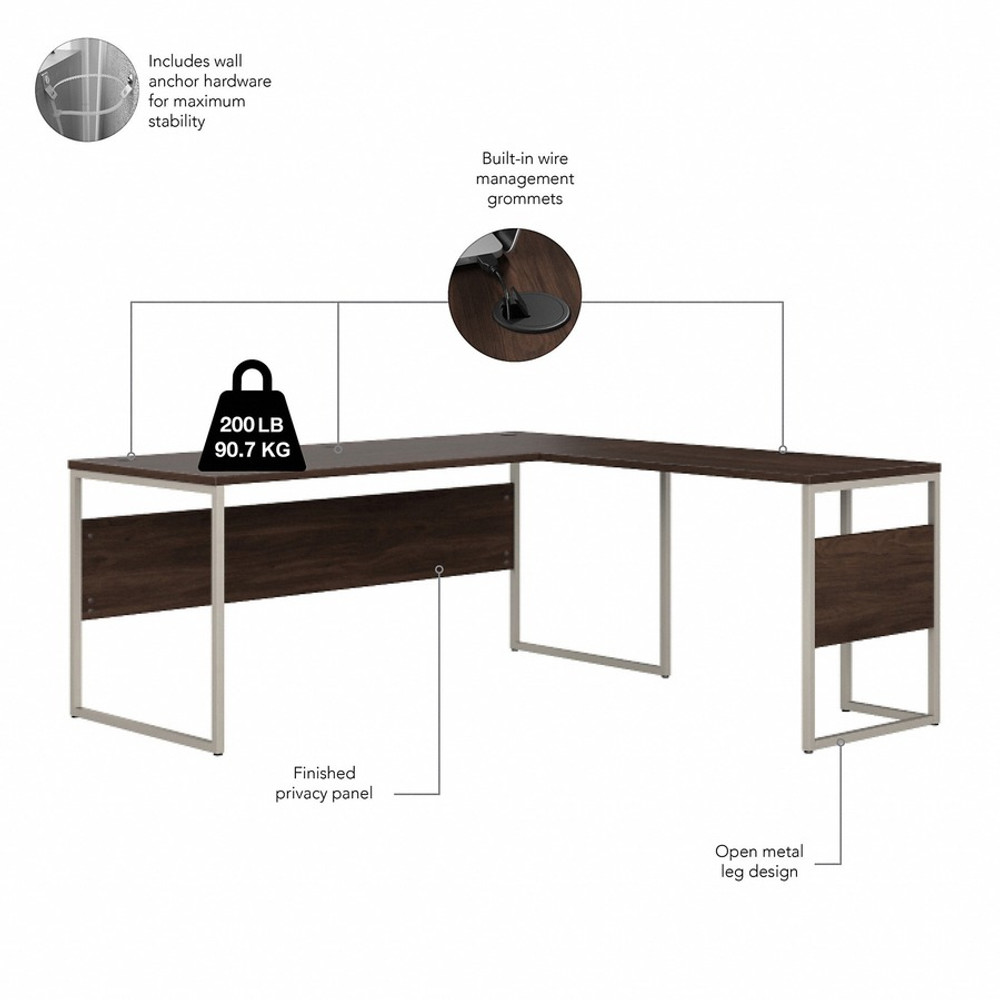 Bush Industries, Inc Bush Business Furniture HYB026BW Bush Business Furniture Hybrid Collection Desking