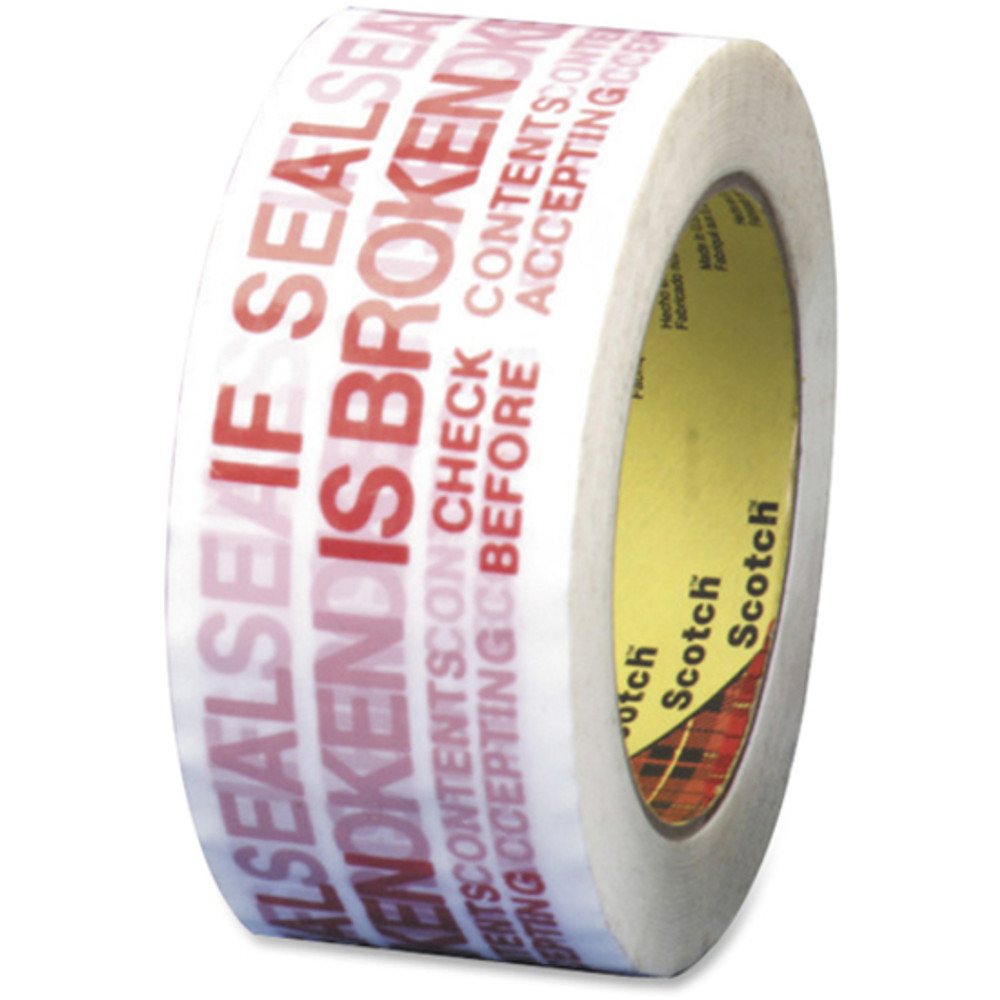 3M Scotch 3771 Scotch Preprinted Message Seal Broken Tape