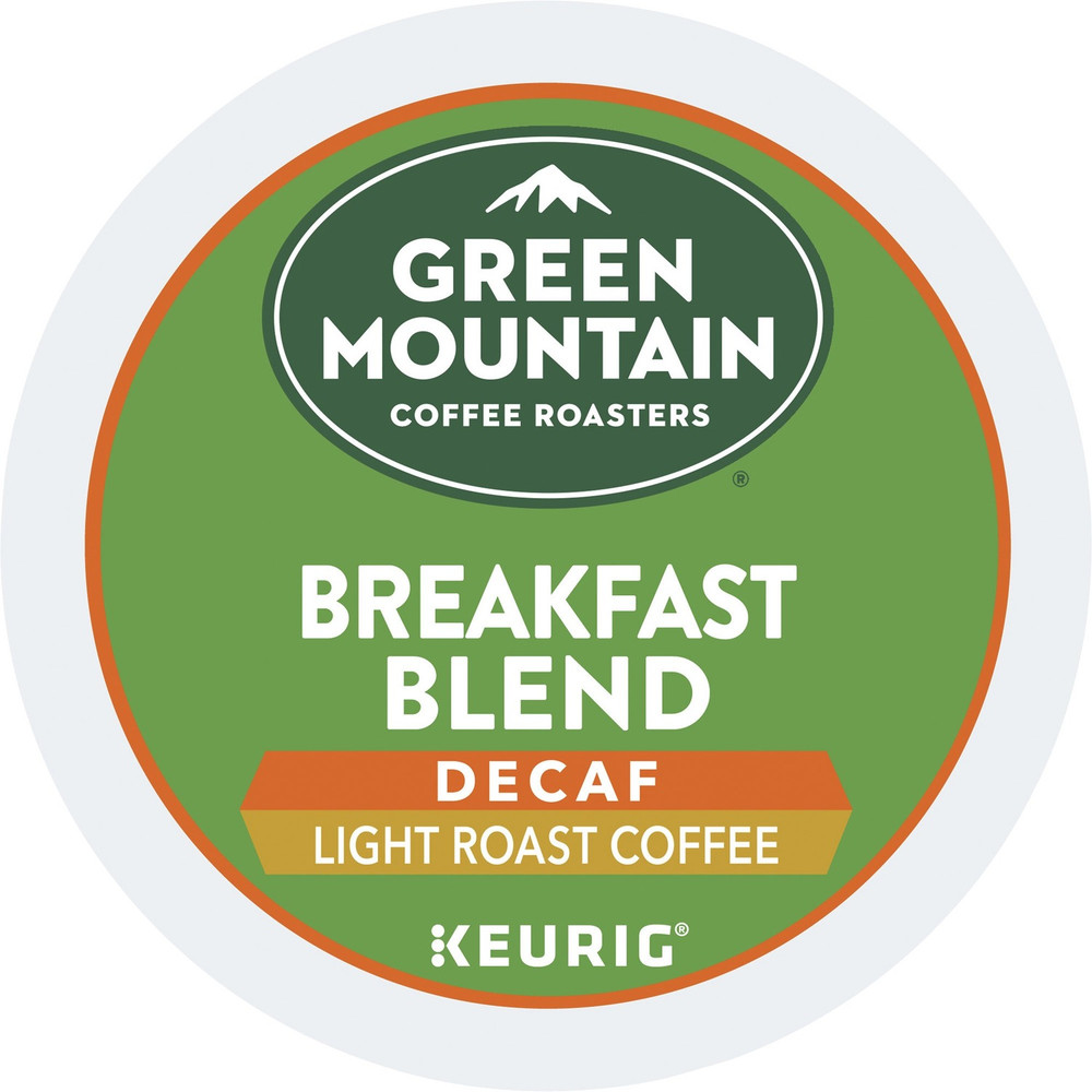 Keurig Dr Pepper Inc. Dr Pepper Snapple T7522 Green Mountain Coffee Roasters&reg; K-Cup Breakfast Blend Decaf Coffee