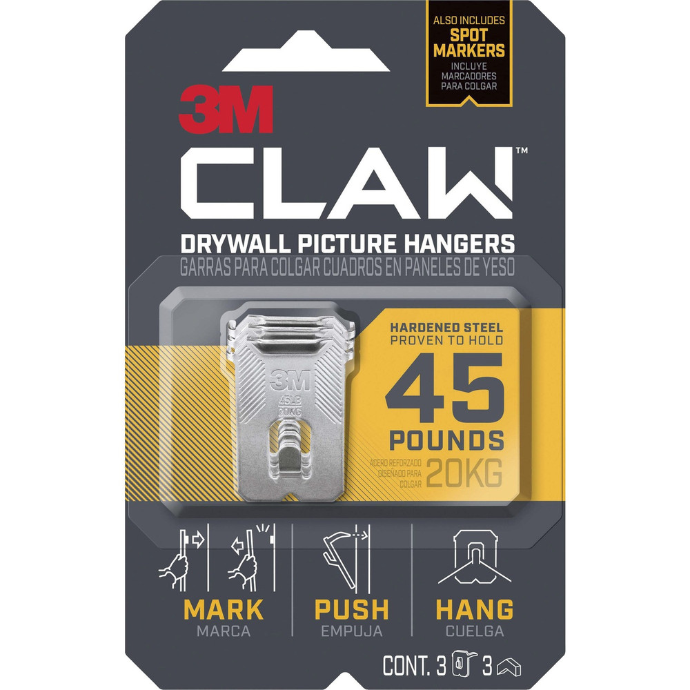3M 3PH45M3ES 3M CLAW Drywall Picture Hanger