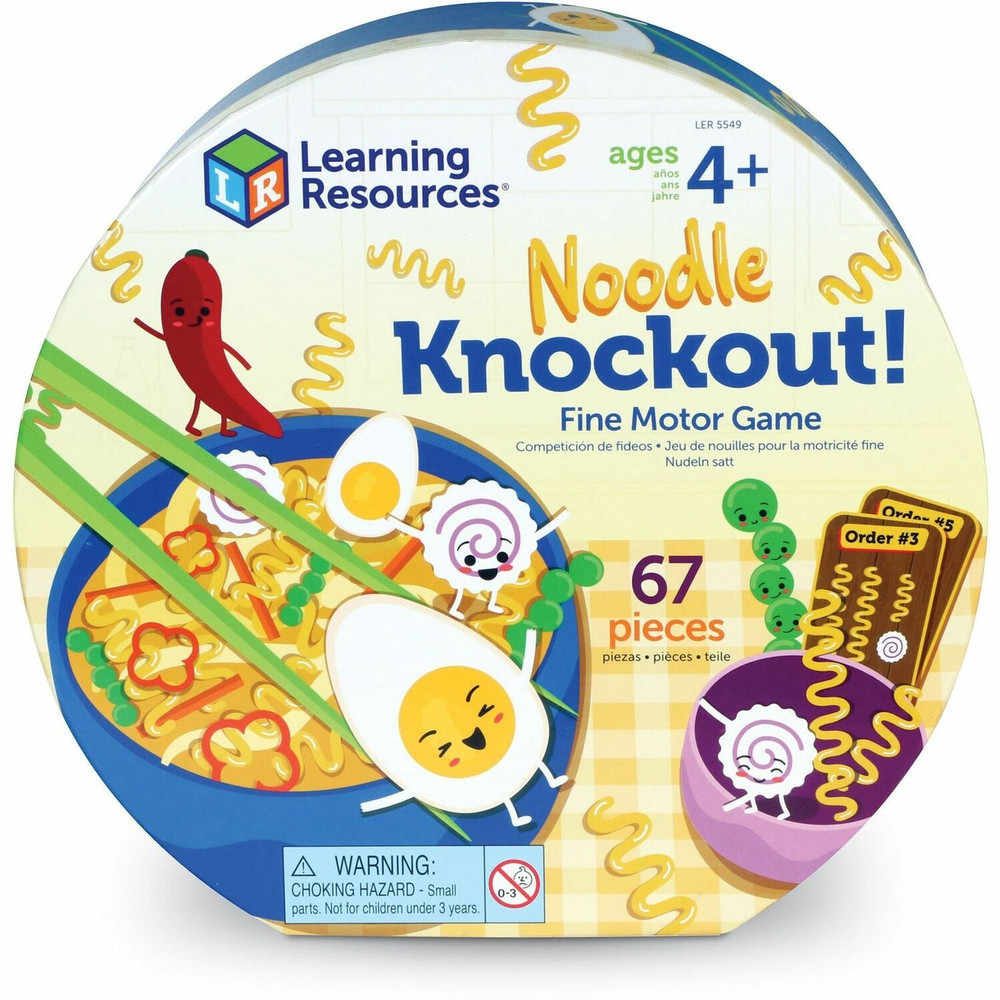 Learning Resources LER5549 Learning Resources Noodle Knockout Fine Motor Game