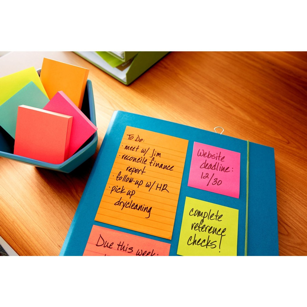 3M Post-it&reg; 6605AN Post-it&reg; Notes Original Notepads - Poptimistic Color Collection