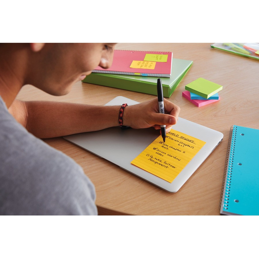 3M Post-it&reg; 6605AN Post-it&reg; Notes Original Notepads - Poptimistic Color Collection