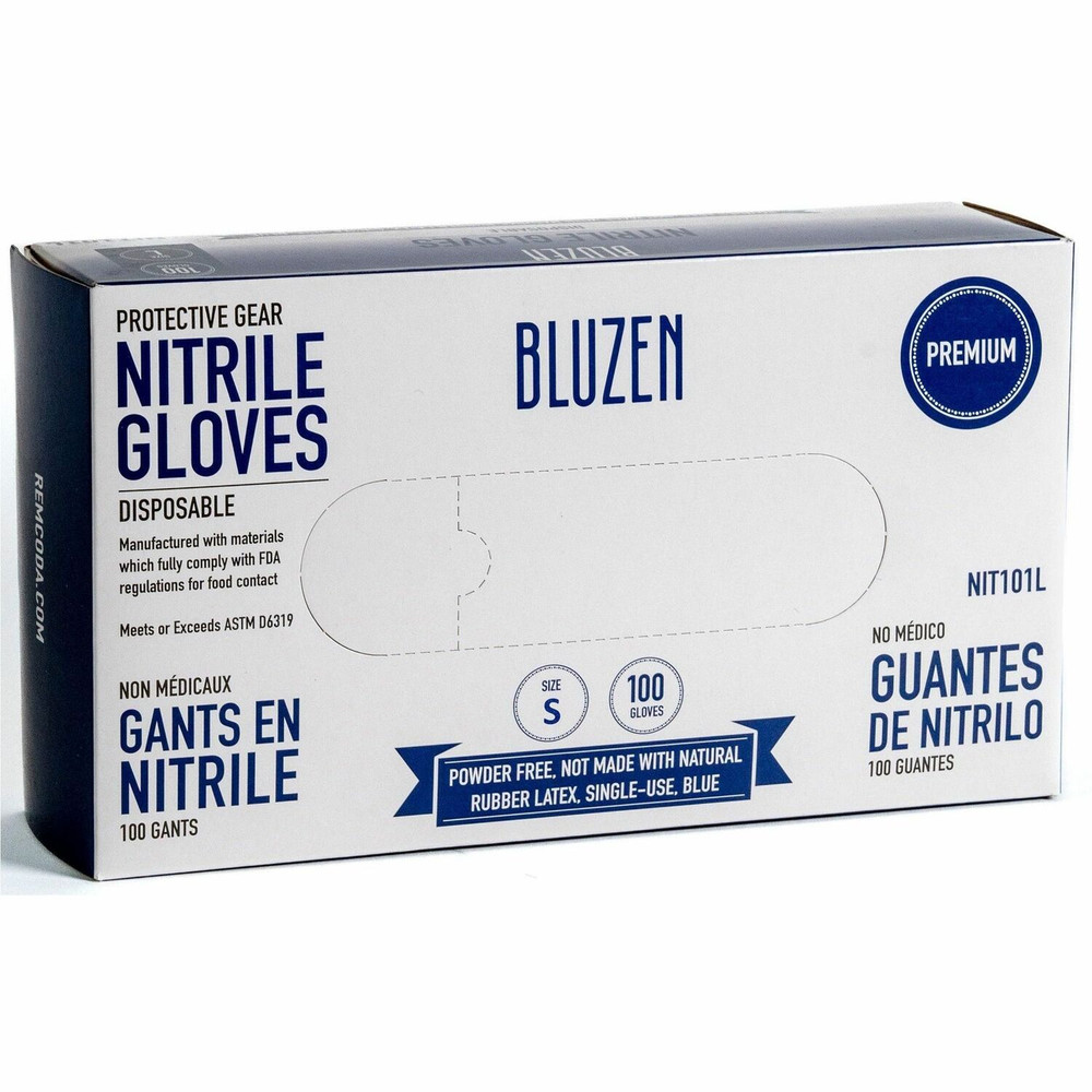 Remcoda LLC BLUZEN NIT103SCT BLUZEN Extra-Strength Nitrile Gloves