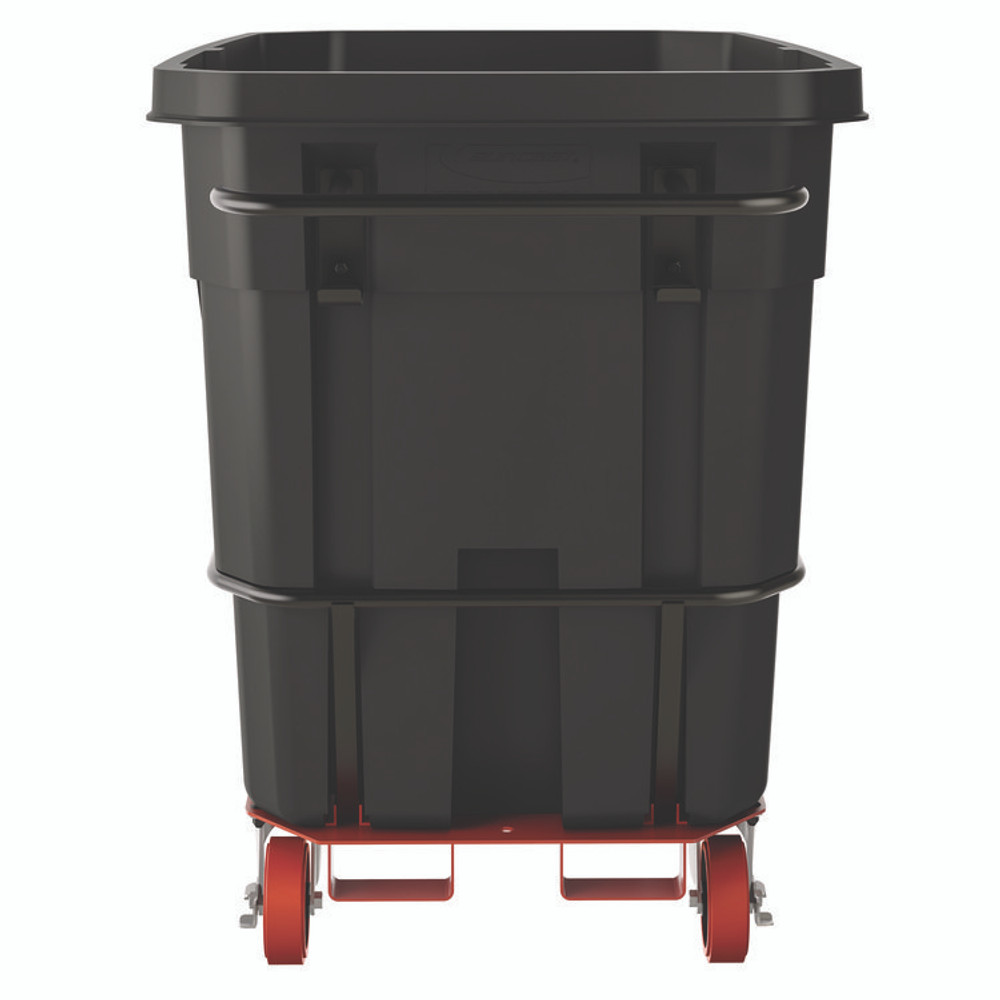 SUNCAST CORPORATION Commercial® RMTTHD100 1 cu yd Heavy Duty Tilt Truck, Forkliftable Frame, 2,200 lb Capacity, Black/Red
