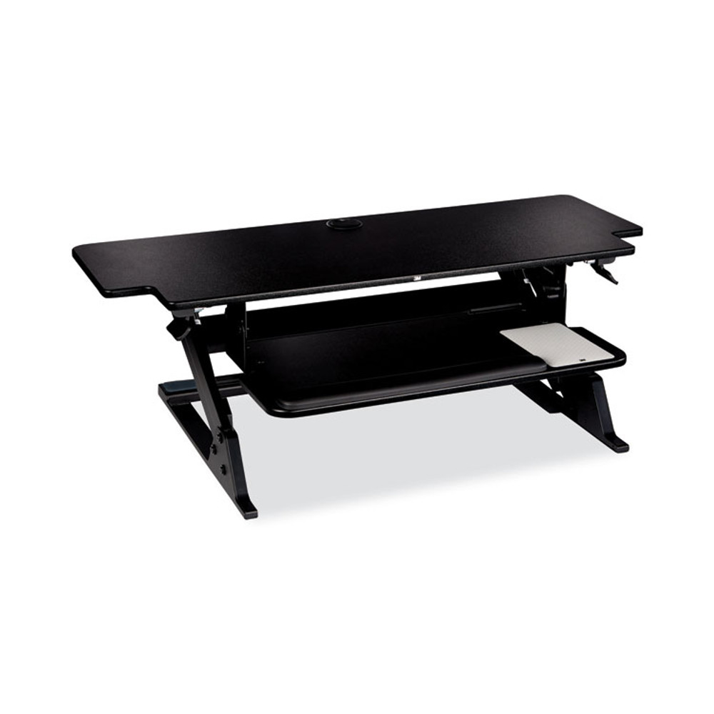 3M/COMMERCIAL TAPE DIV. SD70B Precision Standing Desk, 42" x 23.2" x 6.2" to 20", Black