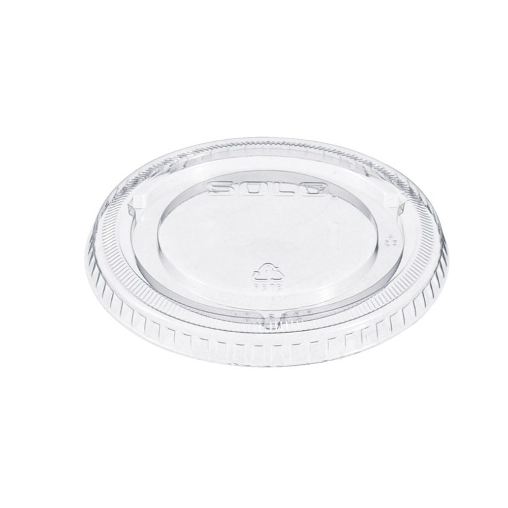 DART SOLO® 662TP Non-Vented Cup Lids, Fits 9 oz to 22 oz Cold Cups, Plastic, Clear, 1,000/Carton