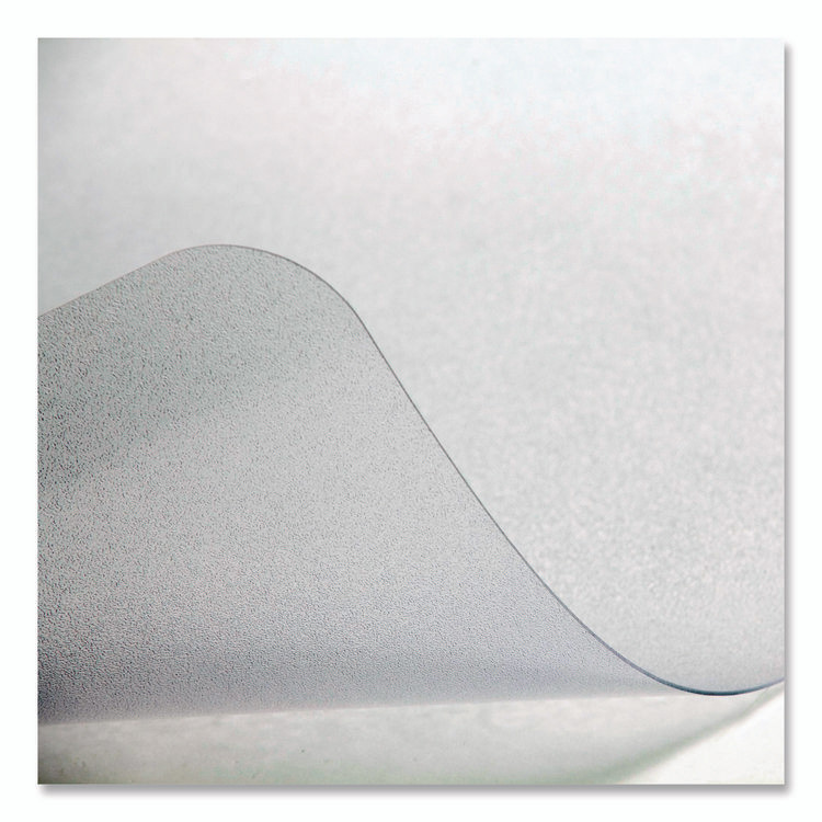 DEFLECTO CORPORATION CM2G232OCB OceanMat Hard Floor Chair Mat for Hard Floors, Rectangular with Lip, Straight Edges, 45" x 53", Clear