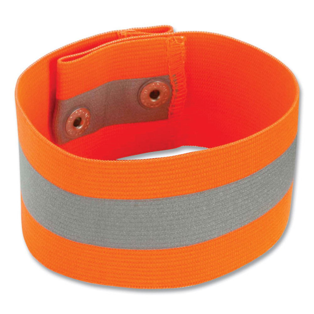 TENACIOUS HOLDINGS, INC. ergodyne® 29012 GloWear Hi Vis Arm and Leg Band with Snap Closure, Large/X-Large, Orange