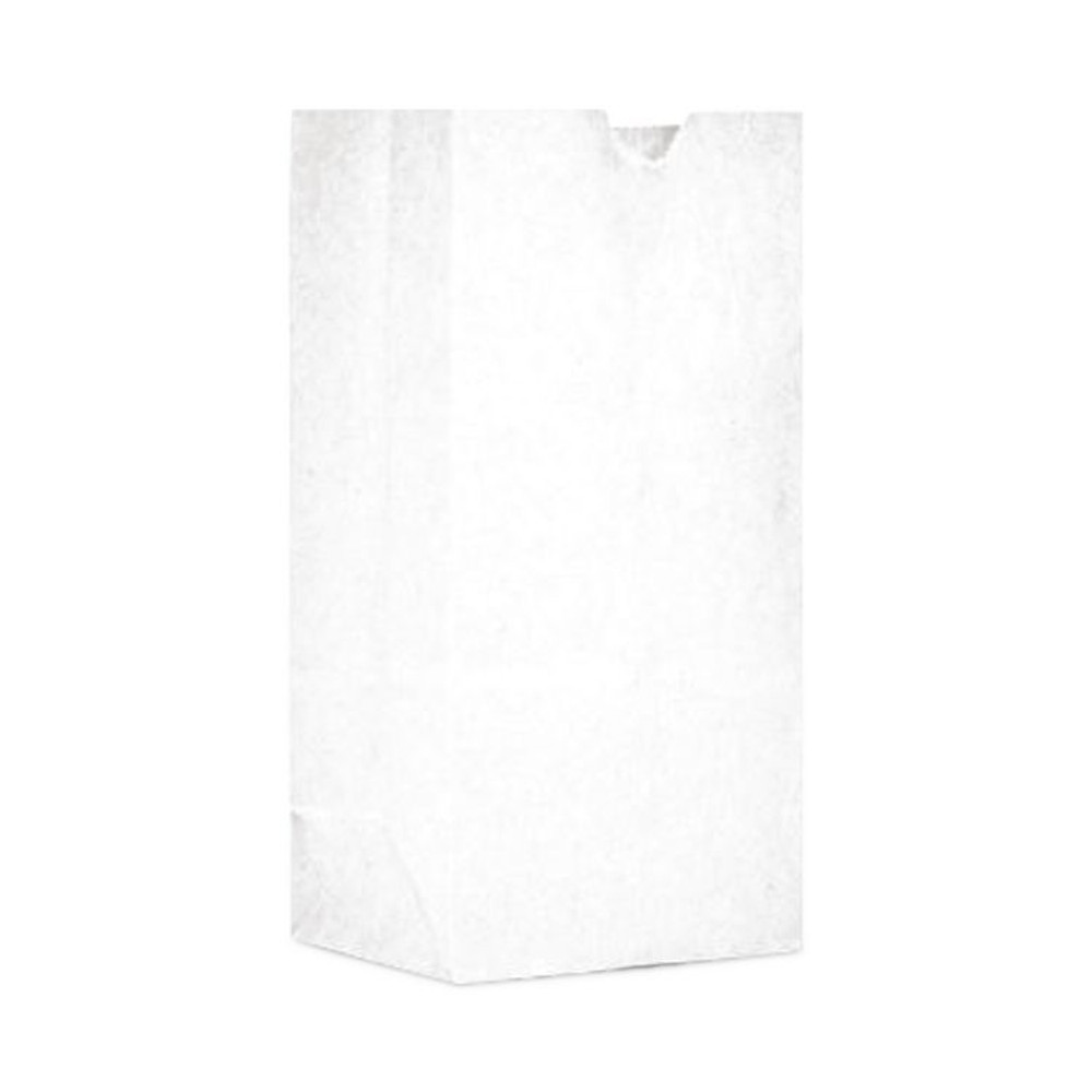 ROSS & WALLACE PAPER PRODUCTS, INC. GW1-500 Grocery Bag, 30# Size, 30# Basis Weight, 7.5" x 10.5", White, 500/Box