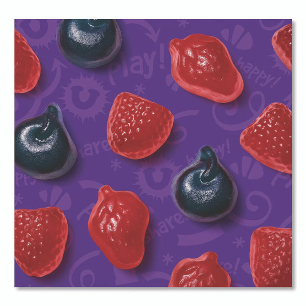 FERRARA CANDY CO 05475 Funables Fruity Snacks, Mixed Berry, 2.5 oz Bag, 48/Carton