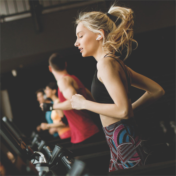 CREATIVE MARKETING, INC. Morpheus 360® TW2750W Nemesis ANC Wireless Noise Cancelling Earbuds, White