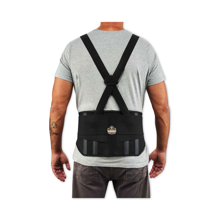TENACIOUS HOLDINGS, INC. ergodyne® 11103 ProFlex 1600 Standard Elastic Back Support Brace, Medium, 30" to 34" Waist, Black
