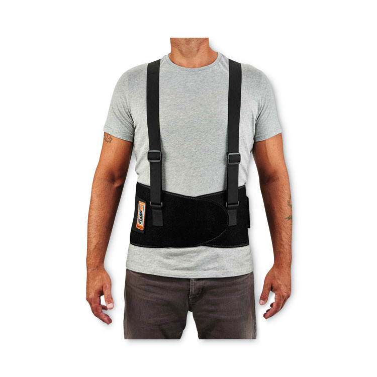 TENACIOUS HOLDINGS, INC. ergodyne® 11400 ProFlex 1400UN Universal Size Back Support Brace, One Size Fits All, 25" to 58" Waist, Black