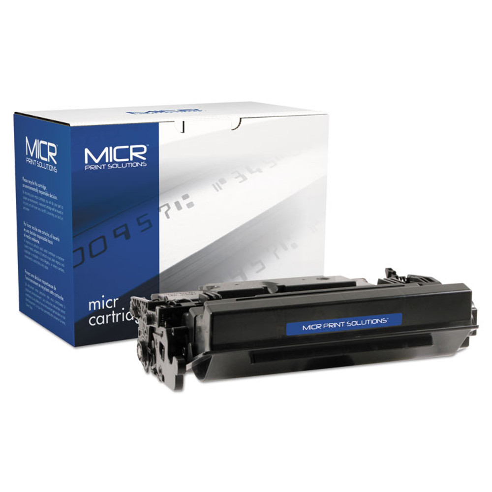 MICROMICR CORPORATION Print Solutions 87XM Compatible CF287X(M) (87XM) High-Yield MICR Toner, 18,000 Page-Yield, Black