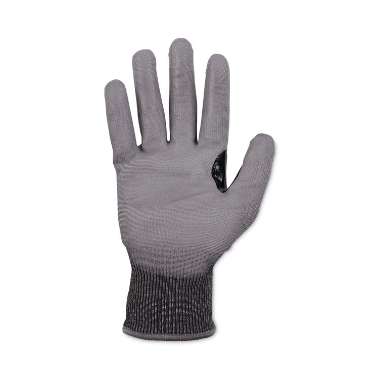 TENACIOUS HOLDINGS, INC. ergodyne® 18072 ProFlex 7071 ANSI A7 PU Coated CR Gloves, EN388: 4X42F, 9" Long, Small, Gray, Pair