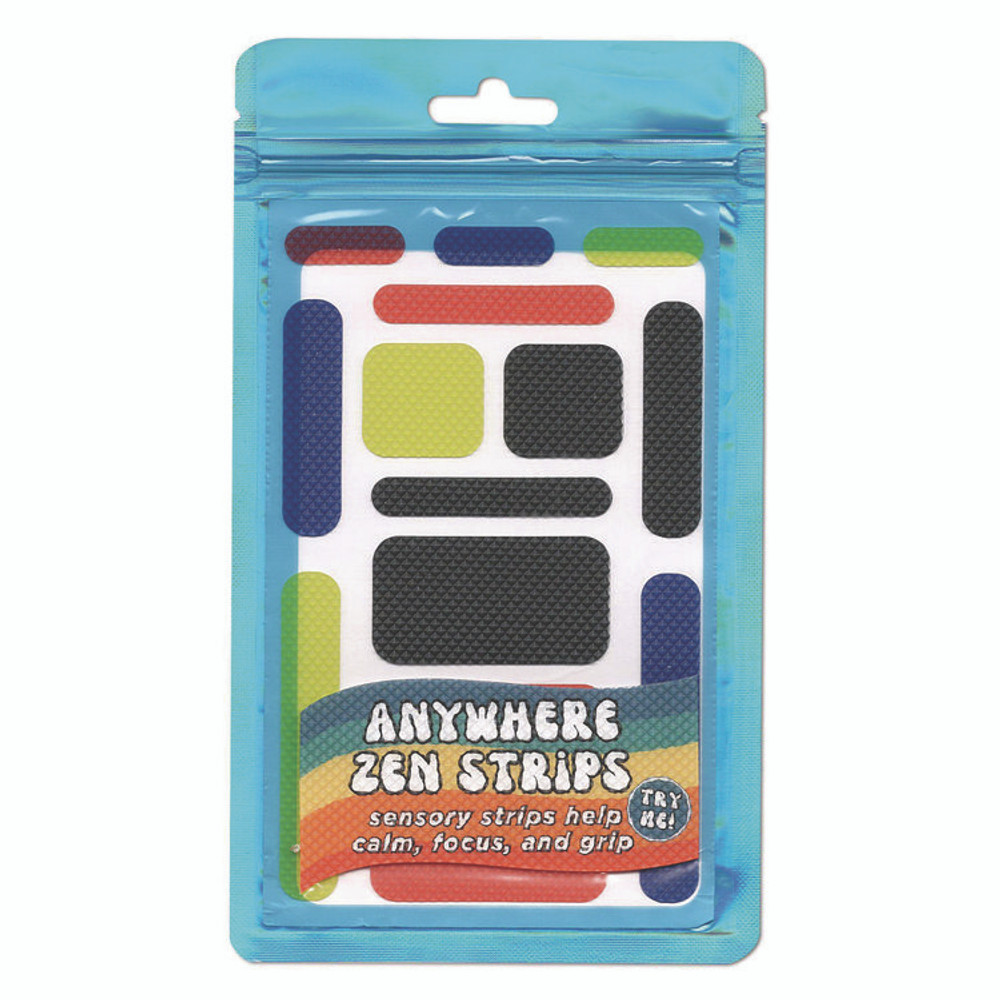THE PENCIL GRIP TPG Creations™ 88024 Anywhere Zen Strips, Bumpy, Assorted Primary Colors 13/Set, 24 Sets/Carton