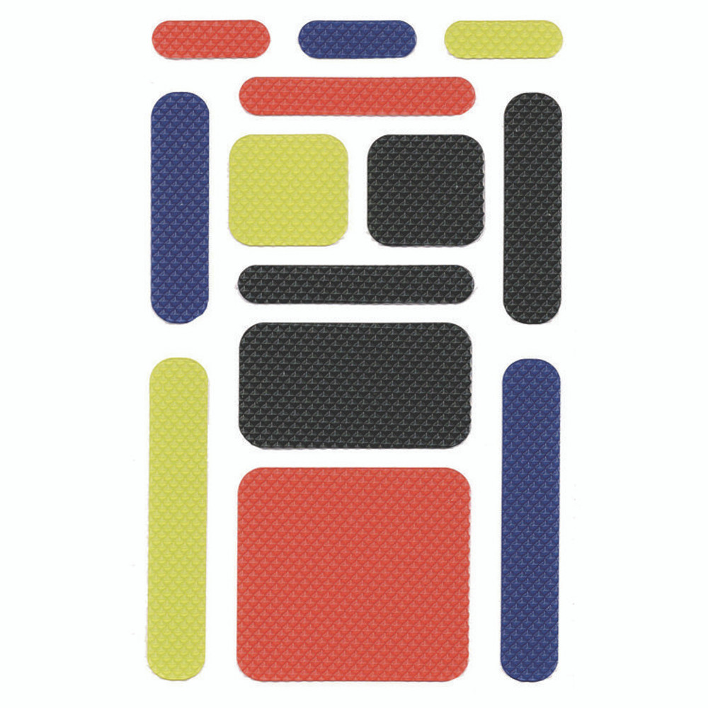 THE PENCIL GRIP TPG Creations™ 88024 Anywhere Zen Strips, Bumpy, Ages 6 and Up, Assorted Primary Colors, 13/Set, 24 Sets/Carton