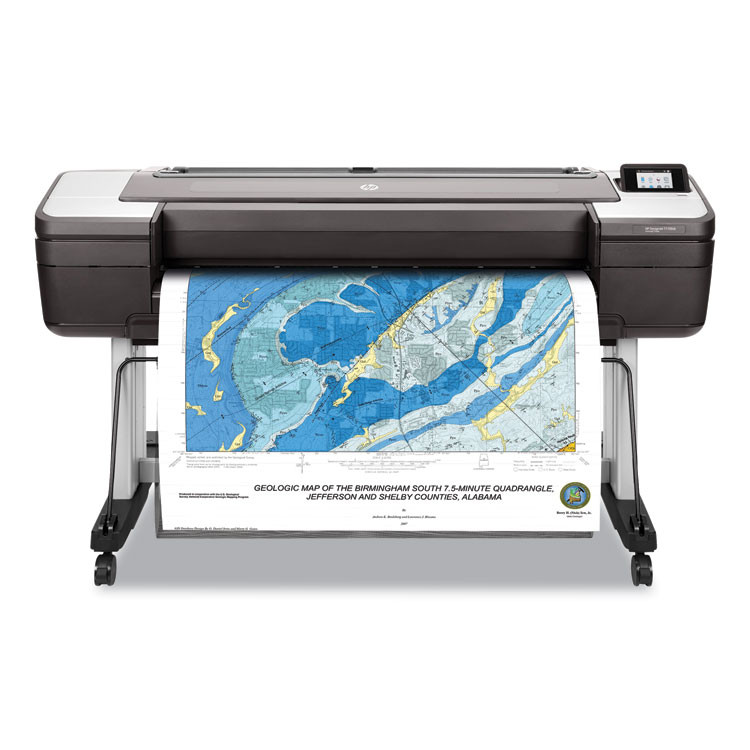 HP INC 1VD88B DesignJet T1700dr PostScript 44" Large-Format Color Inkjet Printer